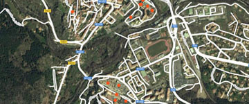 Plan des campus